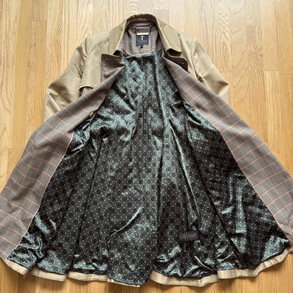 Ted Baker Trench Coat Size 0 - Picture 4 of 7